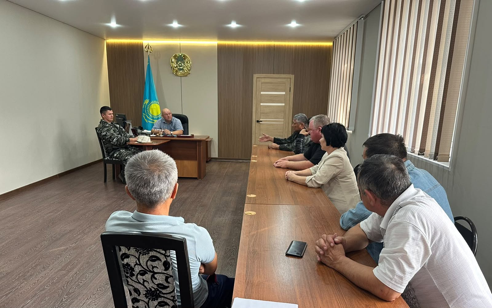 Ауылдық округ әкімінің ауыл Кеңесі мүшелерімен кездесуі өтті.