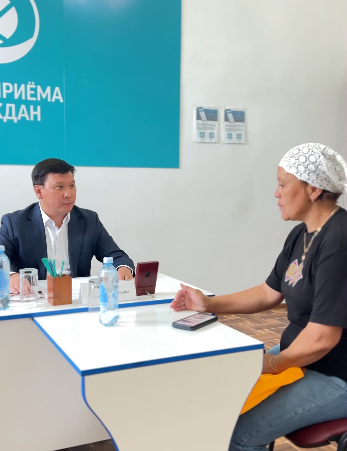 Бүгін аудан әкімі тұрғындарды жеке қабылдады