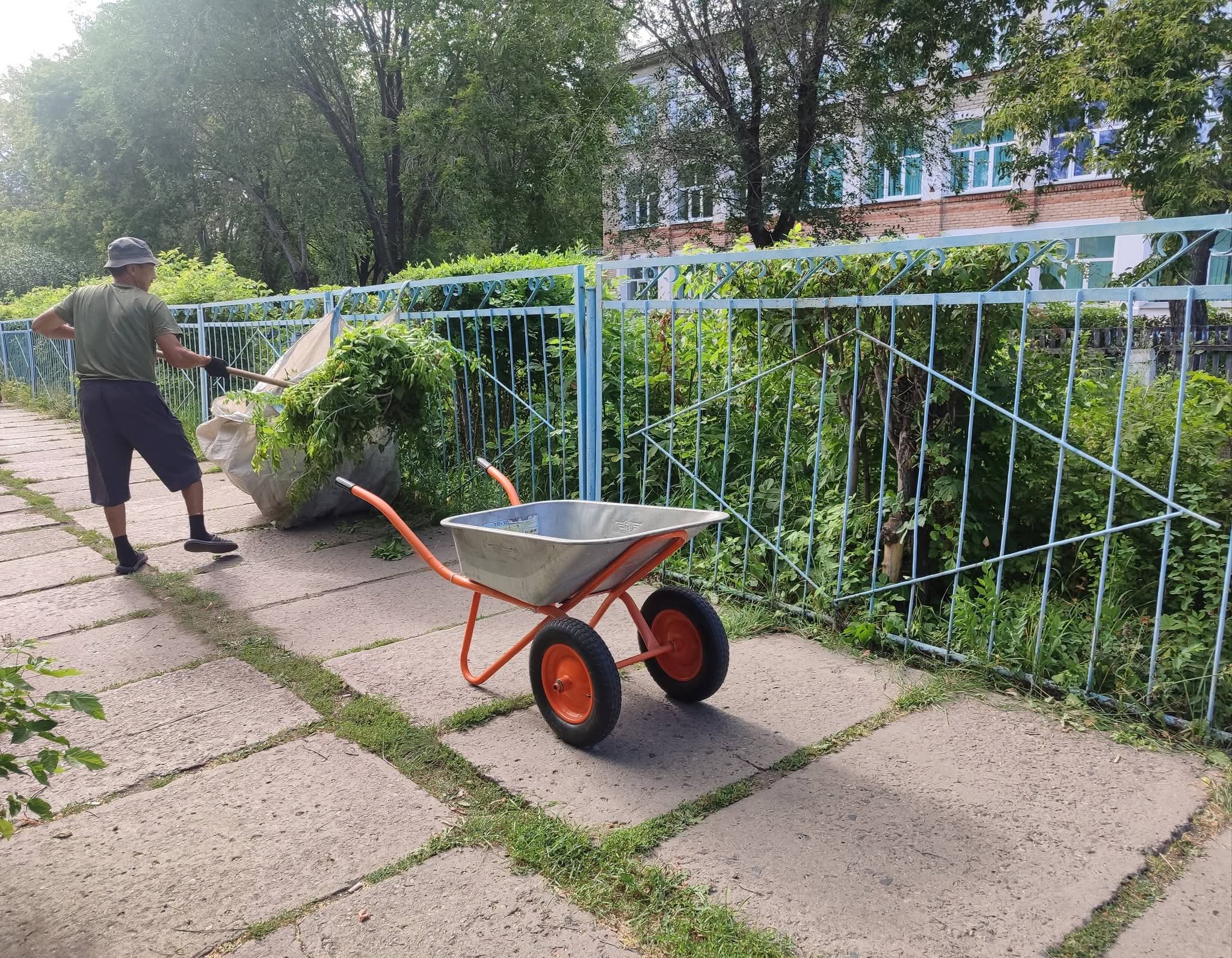 Благовещенка ауылында «Таза Қазақстан» экологиялық акциясы өтті