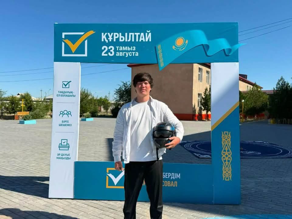 ТҮРКІСТАНДА КУРЬЕР ҚҰРЫЛТАЙ САЙЛАУЫНДА ДАУЫС БЕРУГЕ УАҚЫТ ТАПТЫ