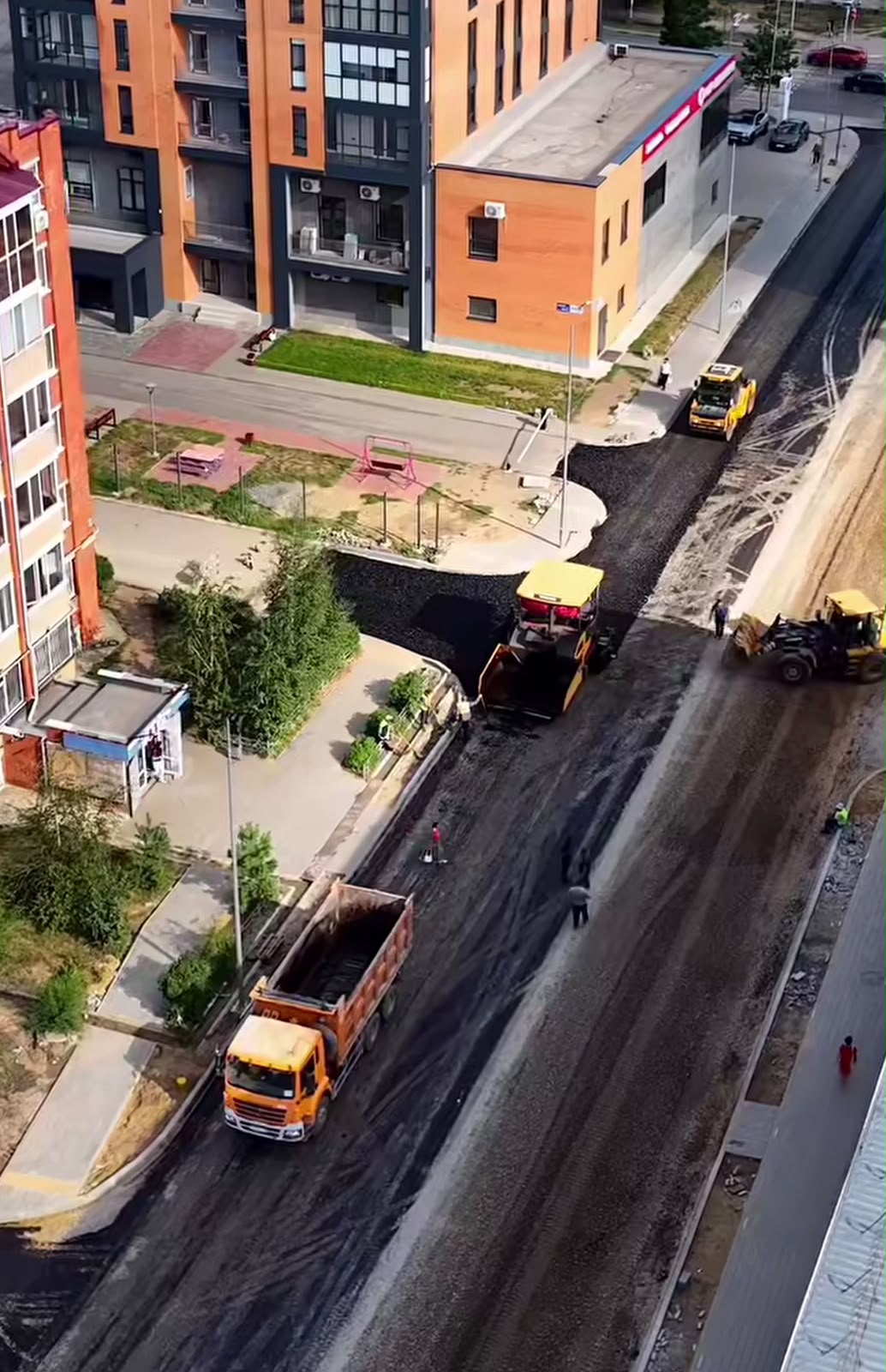 Infrastructure Modernization Continues in Kostanay: Road Repairs and Stormwater Drainage Development