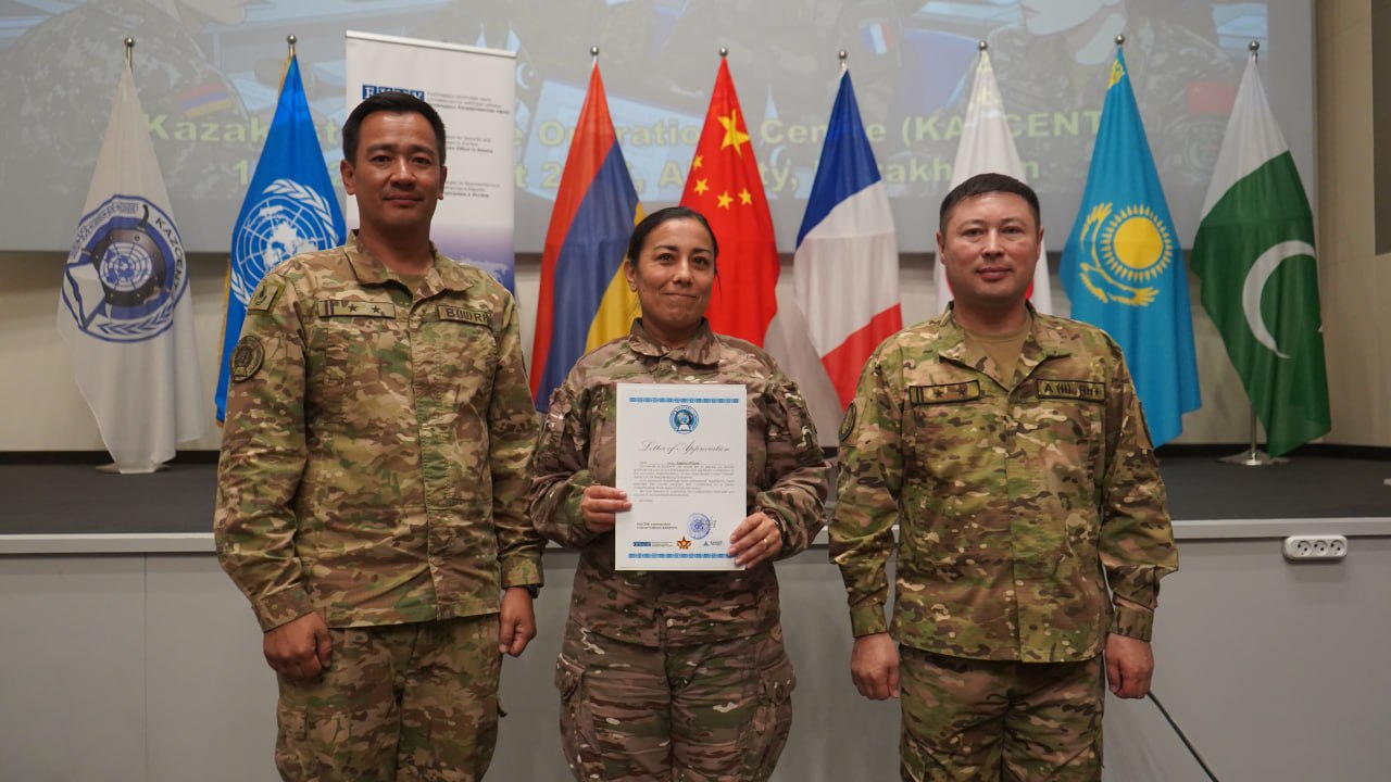 An international course for UN peacekeepers is being held in Almaty