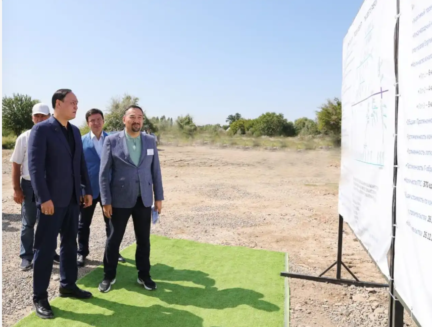 Ербол Қарашөкеев Байзақтағы әлеуметтік, инфрақұрылымдық және инвестициялық жобалардың жүзеге асу барысын тексерді