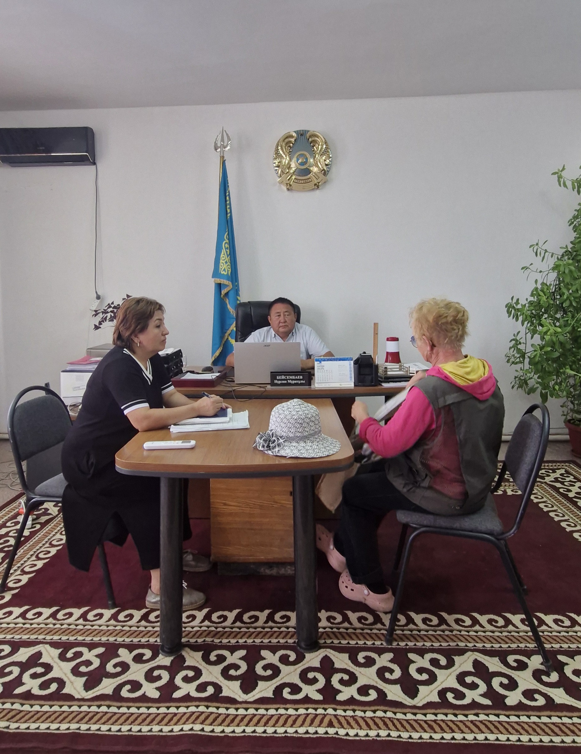 ОКРУГ ӘКІМІНІҢ ЖЕКЕ ҚАБЫЛДАУЫ ӨТТІ