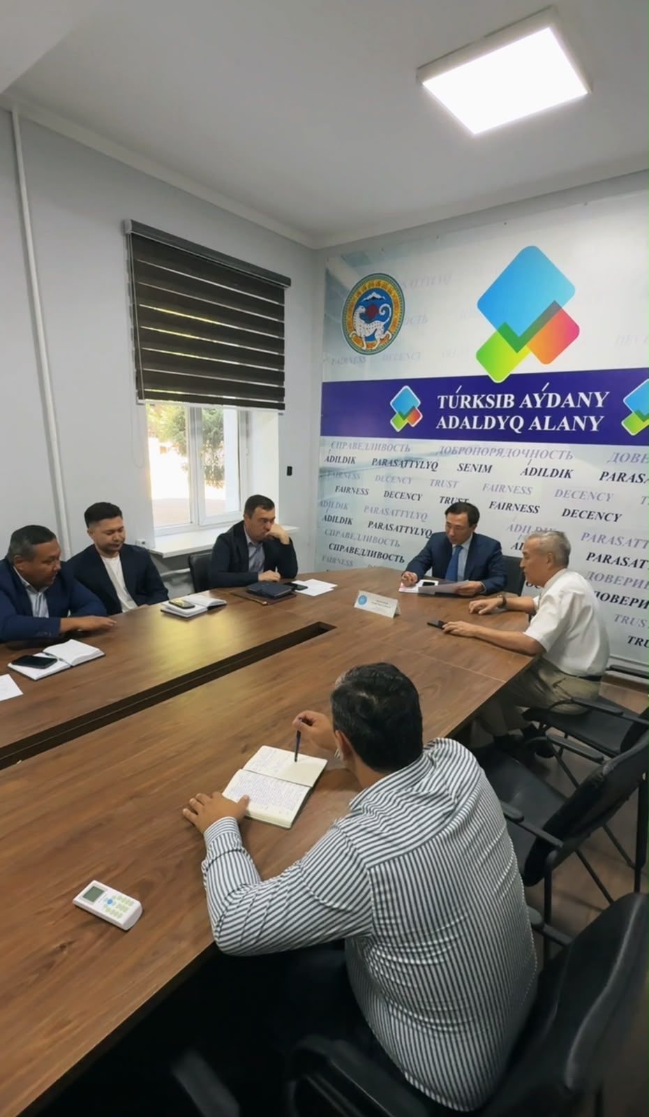 Аудан тұрғындарын қабылдау отырысы өткізілді