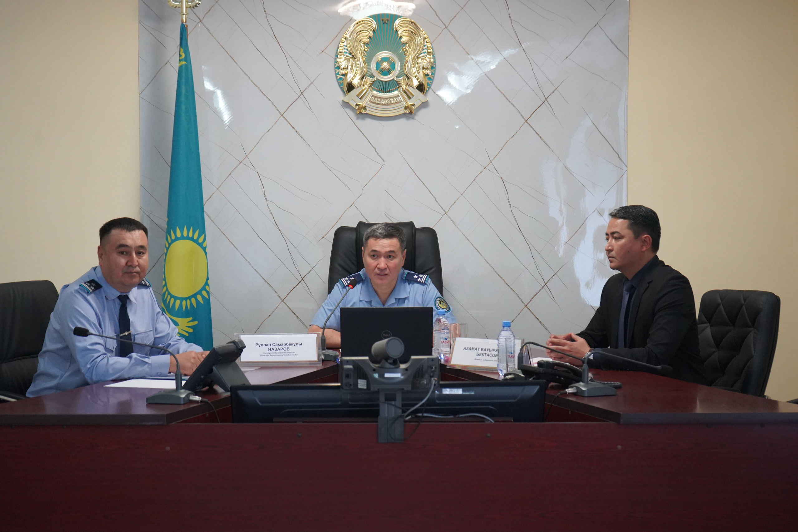 СҚО полиция басшысы аудандық полиция бөлімінің жеке құрамына міндеттер қойды