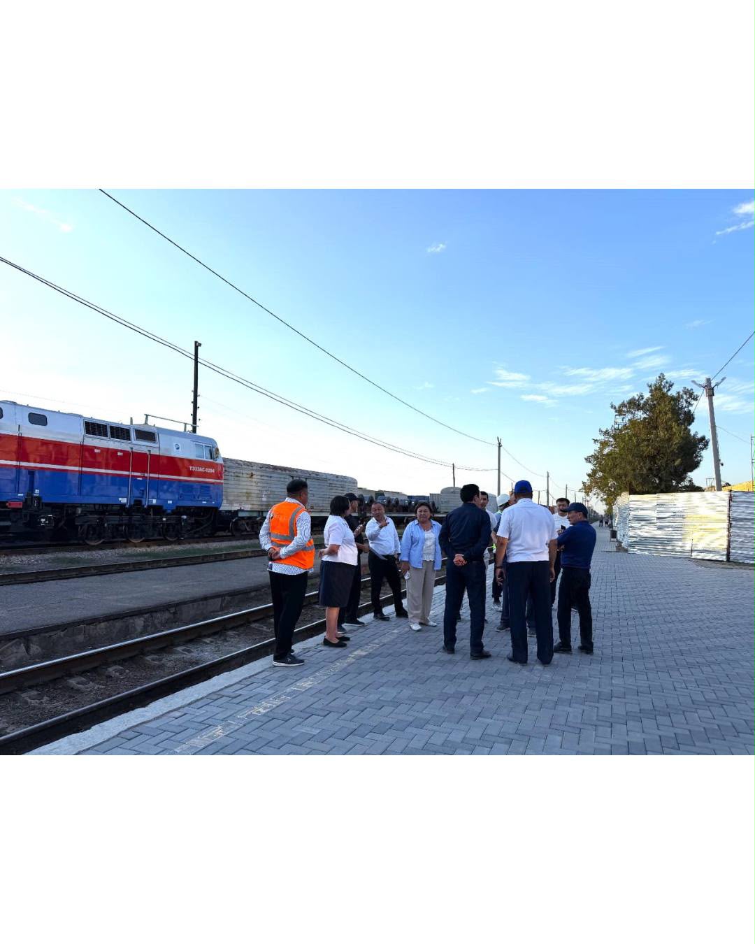 В области Жетісу продолжается модернизация железнодорожных вокзалов.