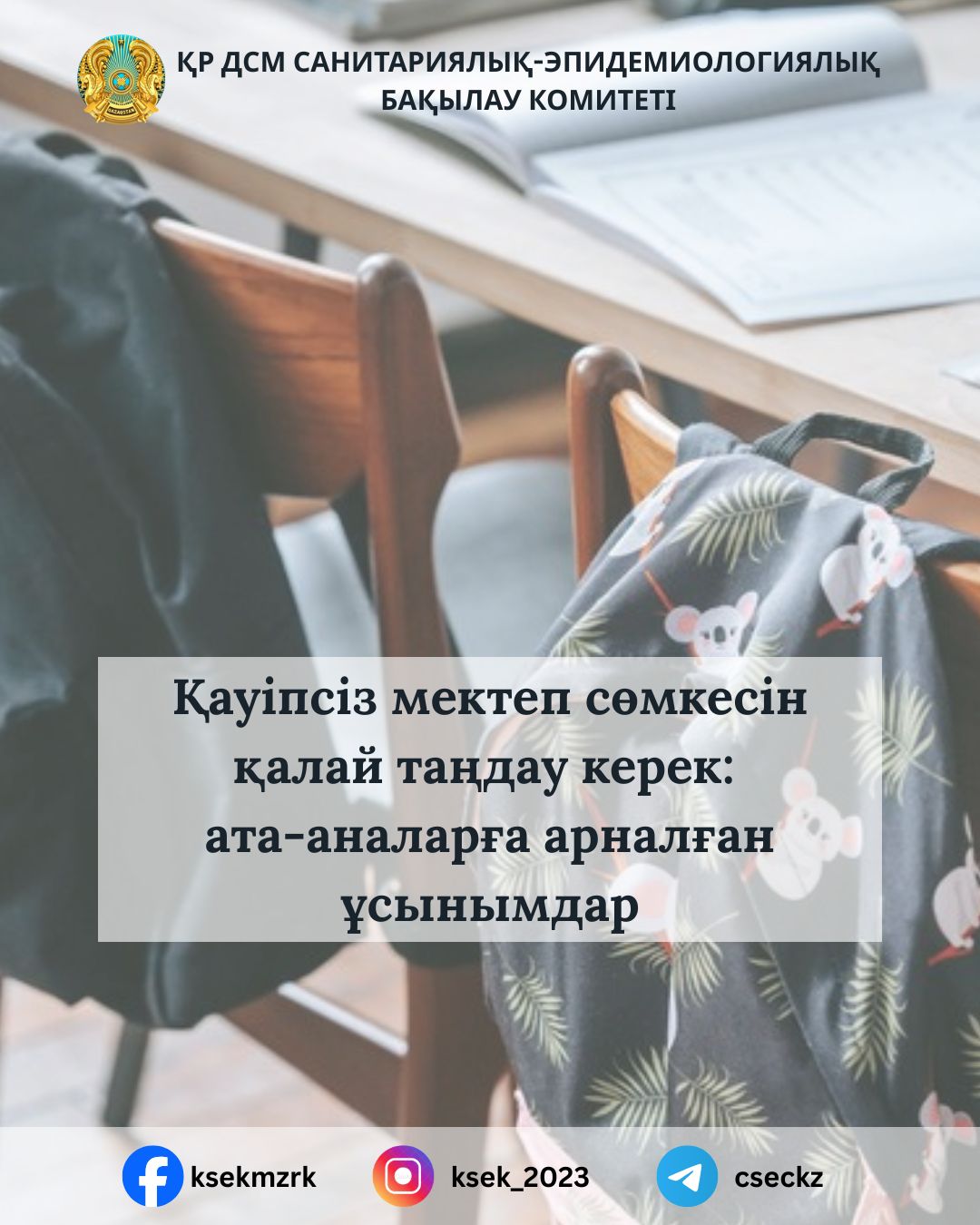 Қауіпсіз мектеп сөмкесін қалай таңдау керек: ата-аналарға арналған ұсынымдар