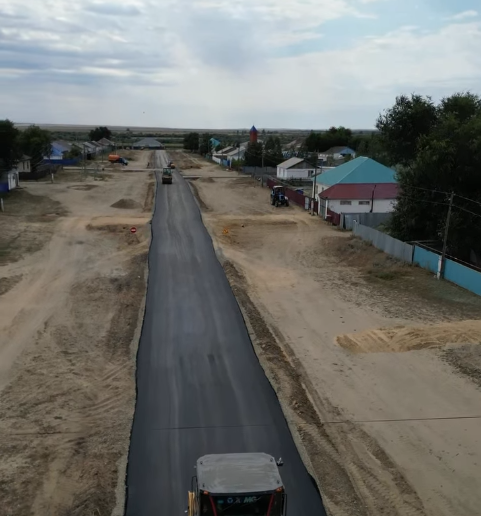 В селе Бескоспа активно ведётся строительство дорог