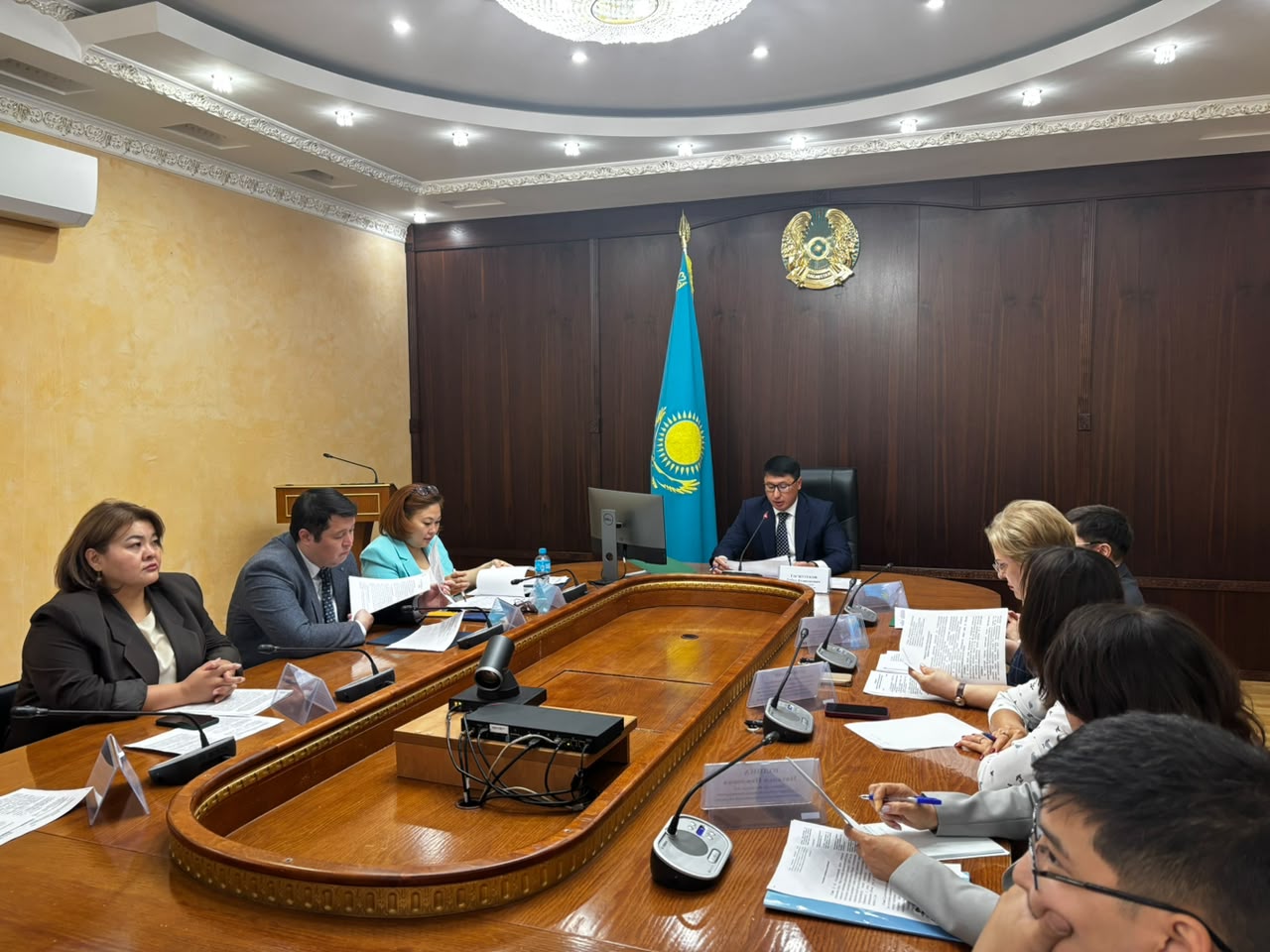 A meeting of the regional tripartite commission on social partnership and regulation of social and labor relations was held today in Kostanay.