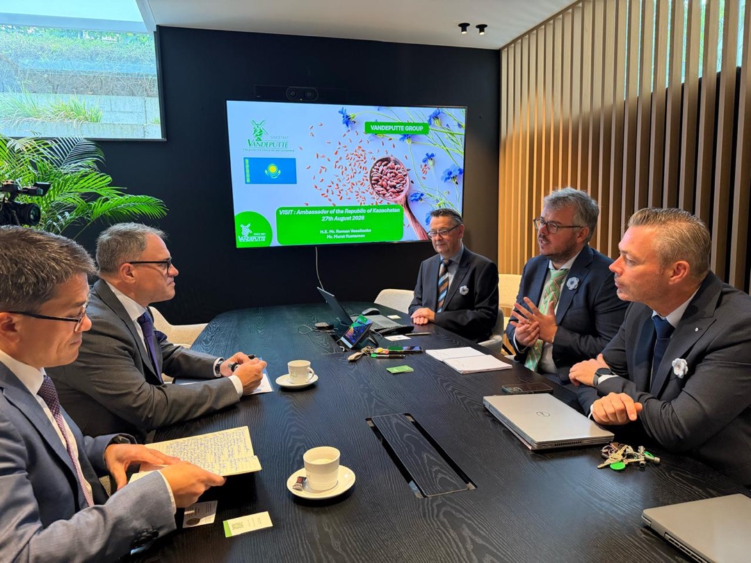 Kazakhstan and Vandeputte:  Strengthening Cooperation in Linseed Processing and Agribusiness