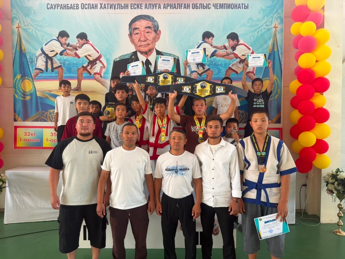 Мойынқұмдық жас палуандар — облыс чемпионы!