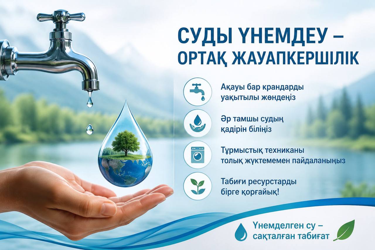 Тамшылап тұрған кран: суды үнемдеу не үшін маңызды?