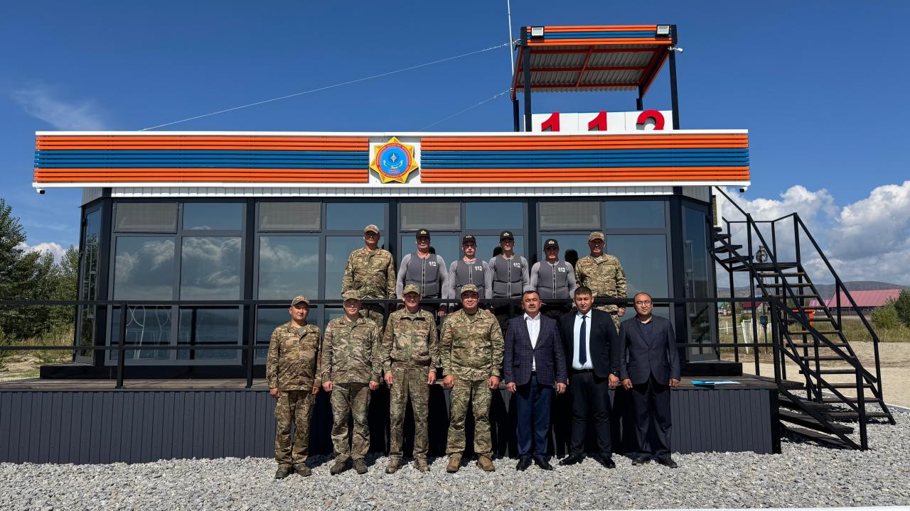 На Бухтарминском водохранилище открылась новая спасательная станция