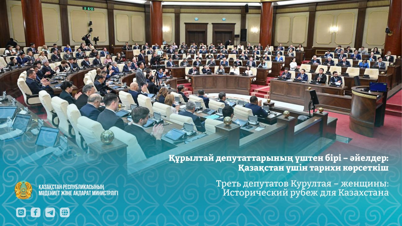 Треть депутатов Курултая – женщины: Исторический рубеж для Казахстана