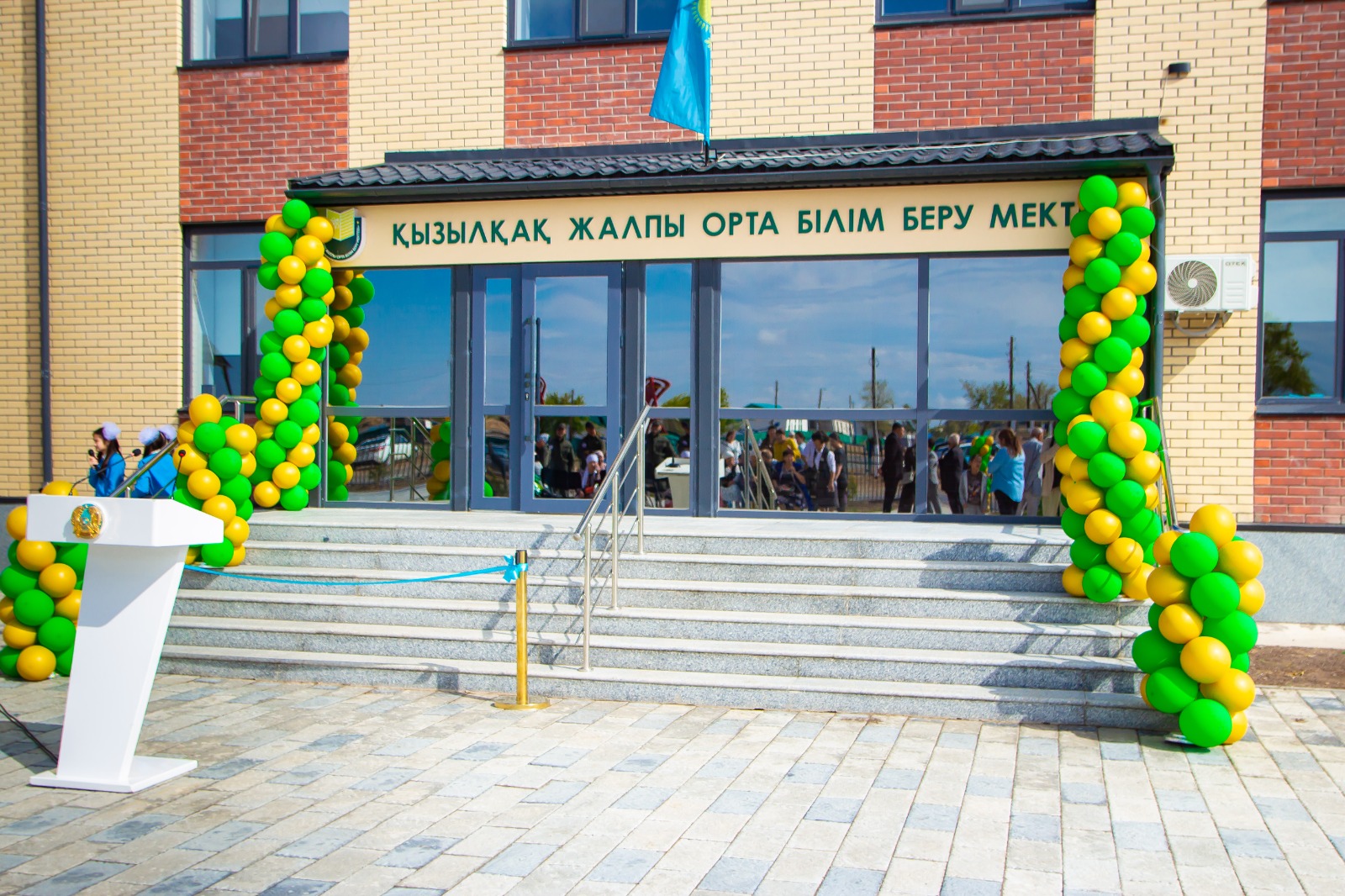 Қызылқақ ауылында жаңа мектеп ашылды